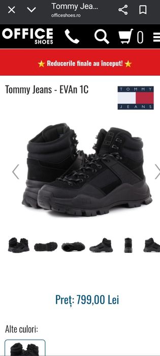 Vand/schimb Tommy jeans bocanci NOI ,nepurtati , la cutie  codul produ