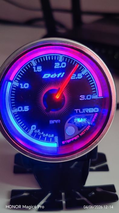 Буст метър  ДЕФИ DEFI 63мм 2 и 3 бара  boost буустметър бууст метър бустметър  турбо уред