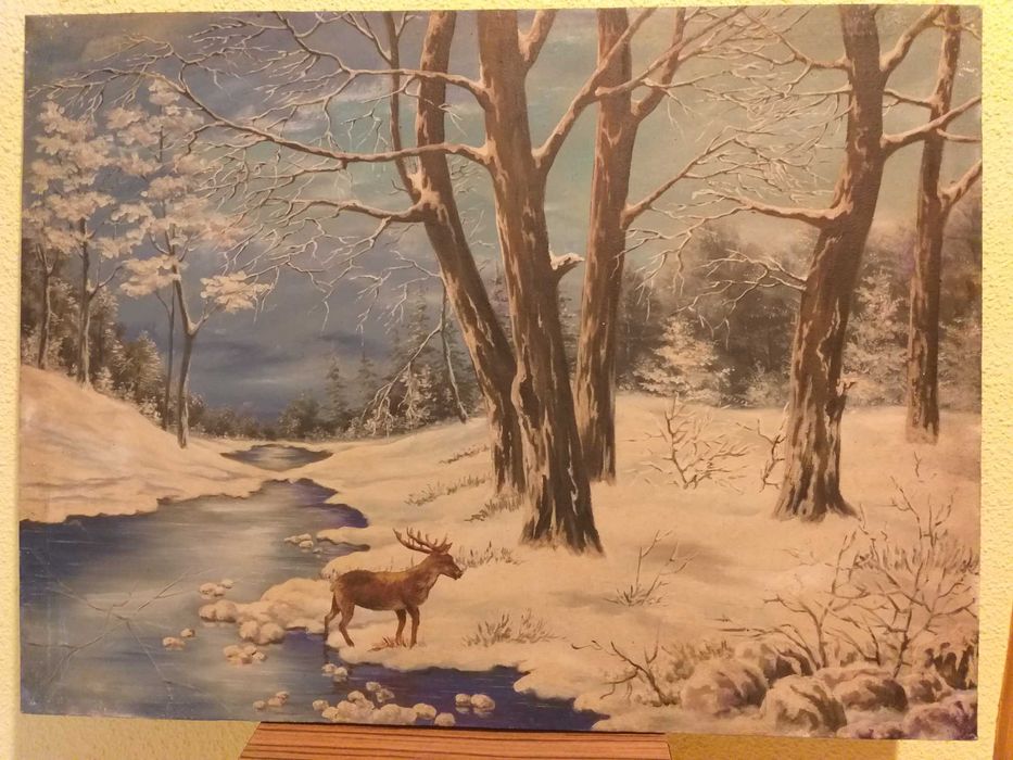 Pictura ulei pe panza 80x60 cm