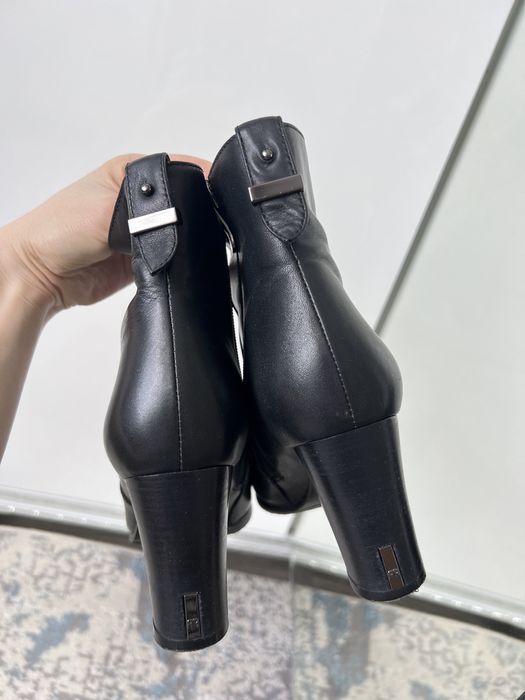 Кожаные полусапожки