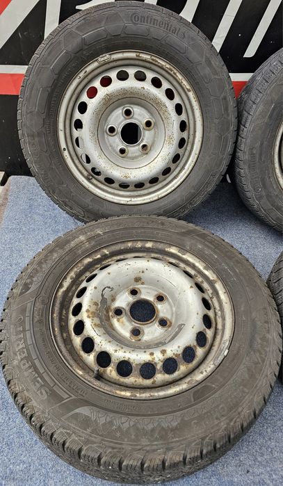 JanteTabla 16''5x120+Cauciucuri 215-65-16''C-VwT5/Transporter/Multivan/Caravelle