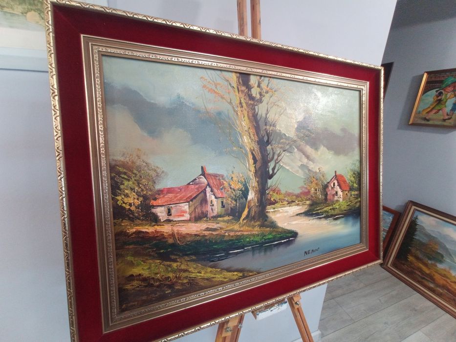 Авторски маслен пейзаж от Германия