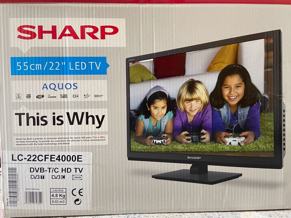 Телевизор Sharp 22 инча