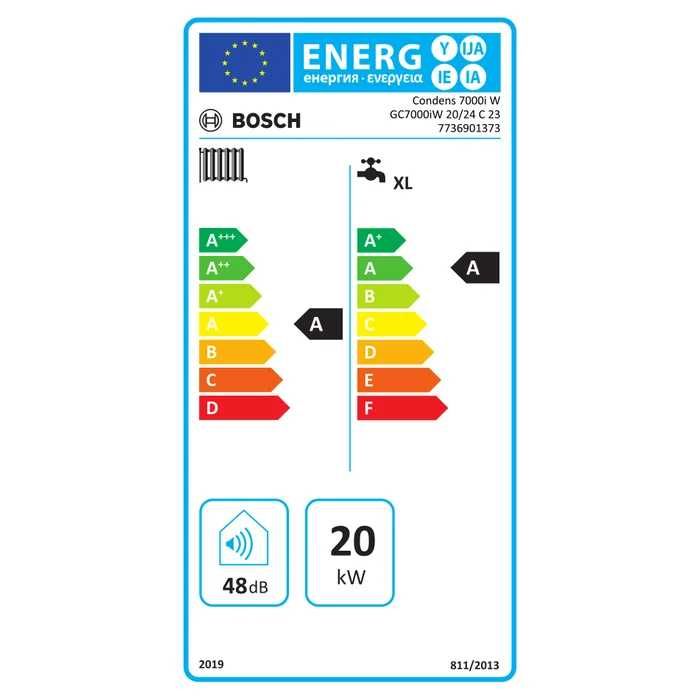 Vând centrală termică pe gaz Bosch Condens 7000i W 24kW pentru piese