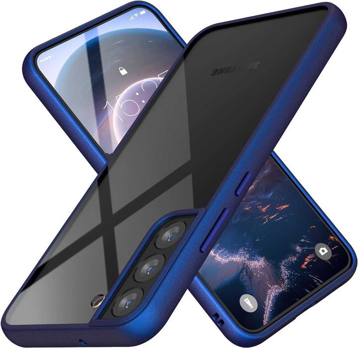 Husa transparenta Samsung Galaxy Plus S22 rigida,spate transparent