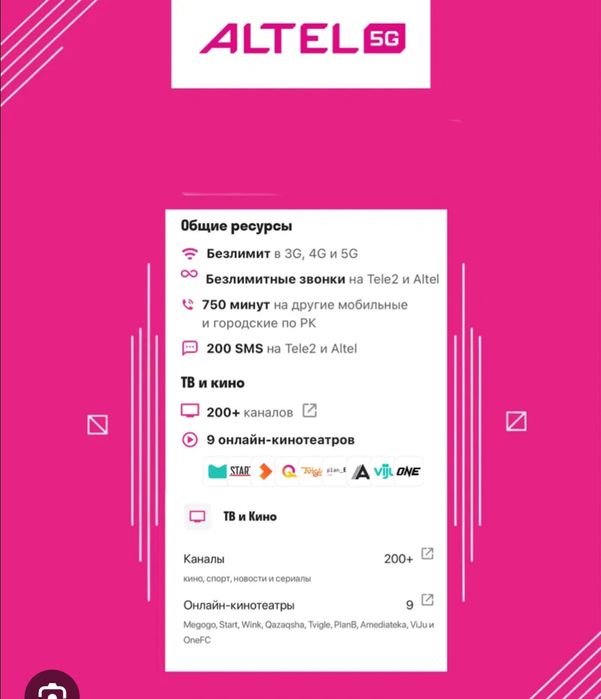 Altel Безлимитный интернет