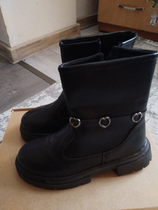 Cizme negre fetita mar33