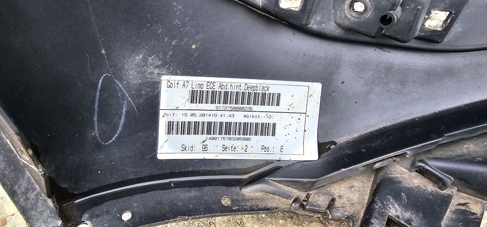 Vând bara spate vw. Golf 7 hatchback