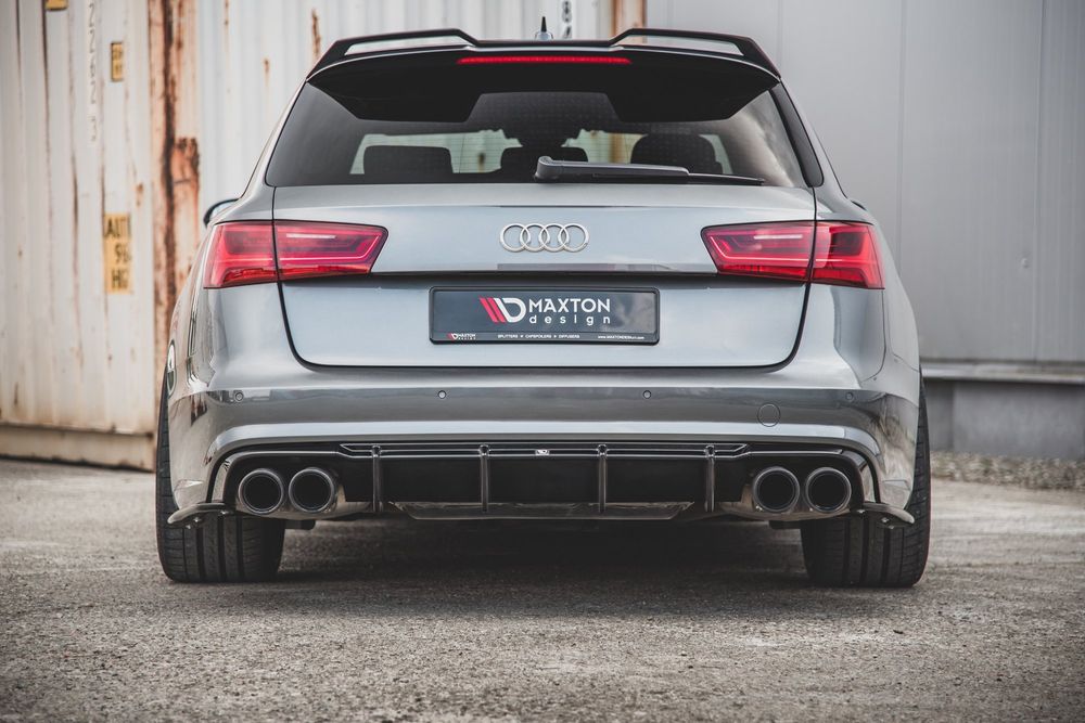 Дифузьор за задна броня Maxton design за Audi A6/S6 C7 (2014-2017)