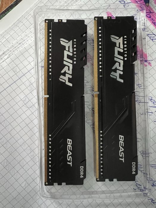 Kingston Fury Beast DDR4 16GB (2x8GB) 2666MHz CL16