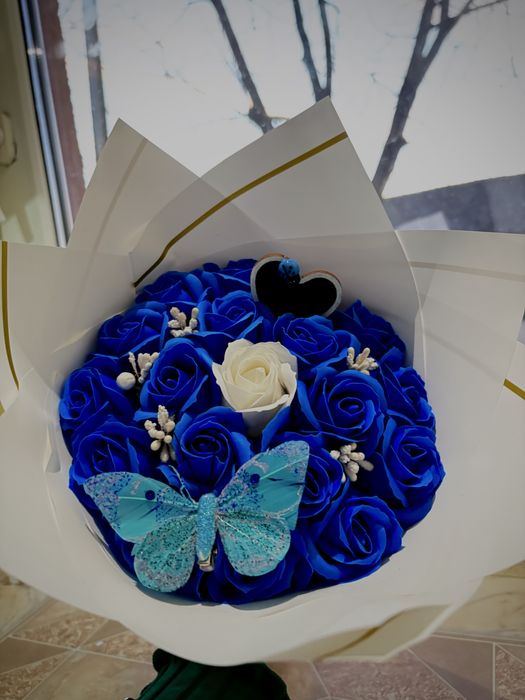 Buchete de trandafiri din săpun