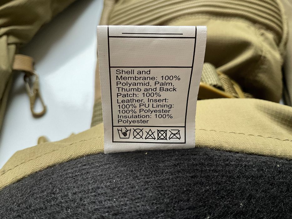 Ръкавици зимни тактически военни с мембрана ECWCS W+R Pro NL ARMY НОВИ