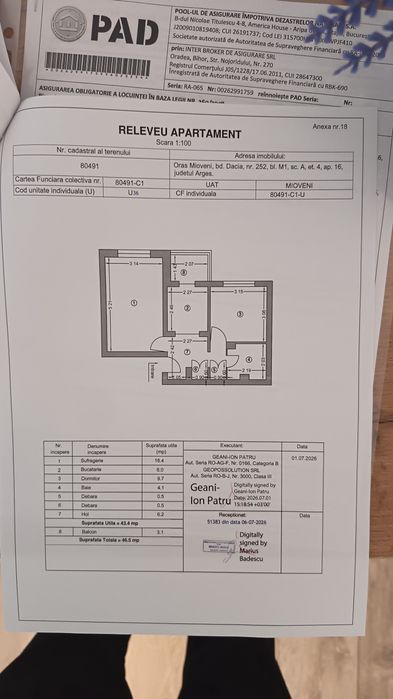 Apartament 2 camere