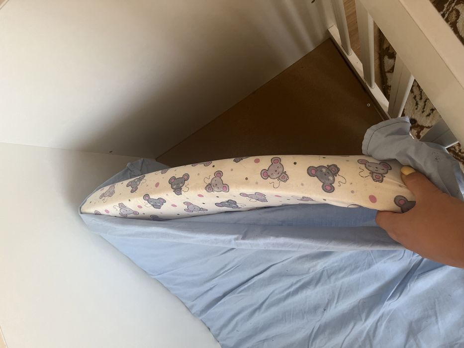 Детска дървена кошара с матрак