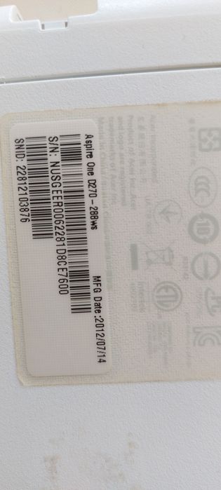 Aser Aspire One D270