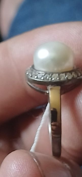 Продам серебряный комплект с позолотой
