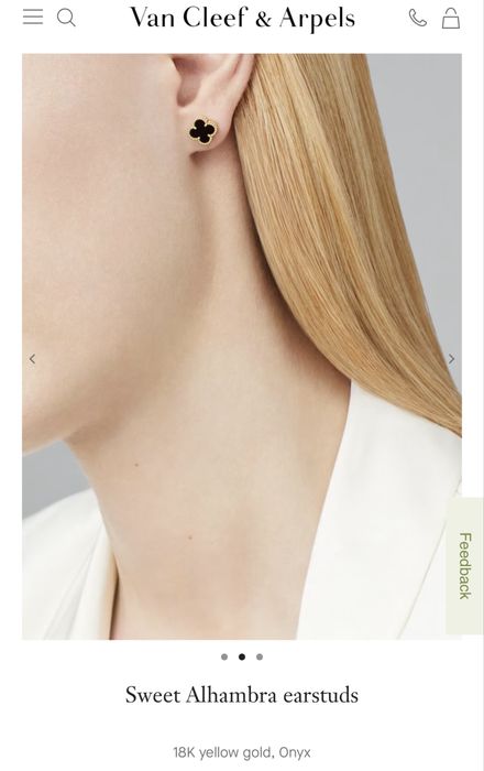 Пусеты Van Cleef