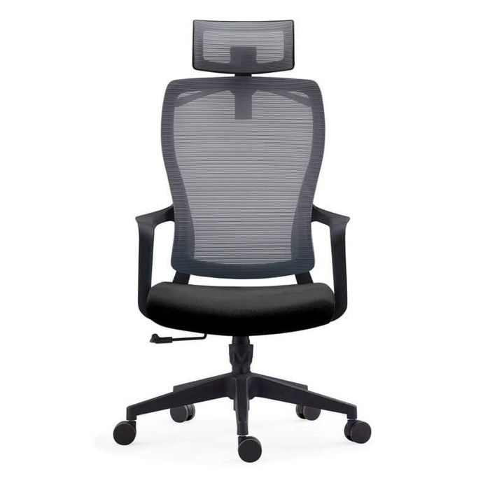 Офис стол, BF3850, Черен, Сив, Текстил, 68х63х120см.