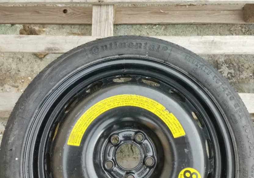 18 резервна джанта патерица 5х100 AUDI TT AUDI A1 3,5J et38 125/70R18