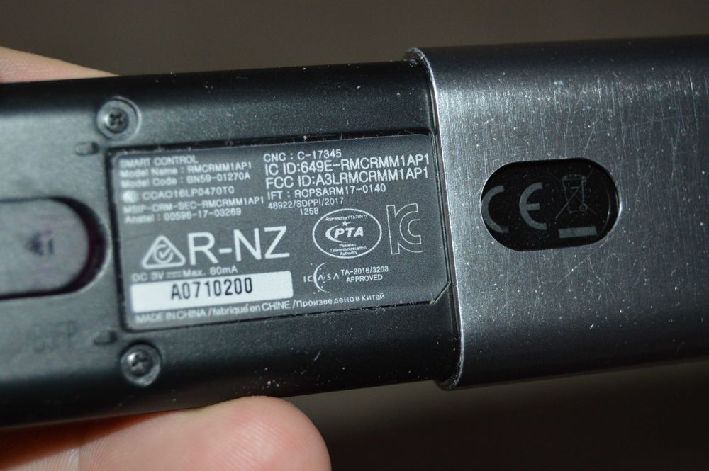Telecomandă Originală Samsung Smart One Remote - Metal / Argintie
