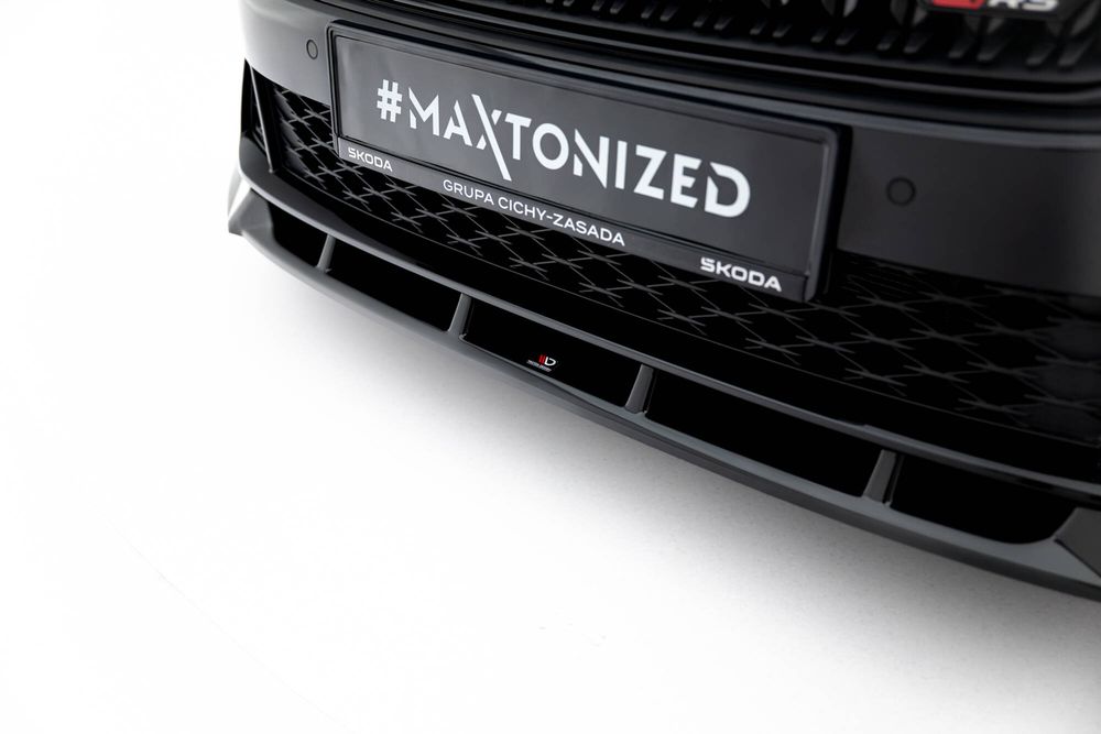 Спойлер за предна броня Maxton design за Skoda Octavia RS (2024-)