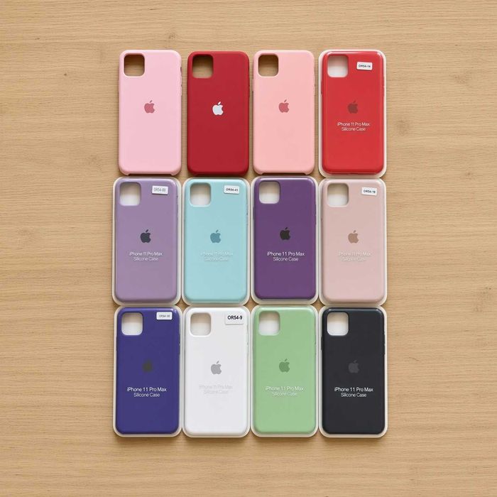Apple Case Силиконов Кейс за iPhone 12 Pro Max 11 Pro Max XS Max Xr 8+ 7+ SE 2020 SE 3