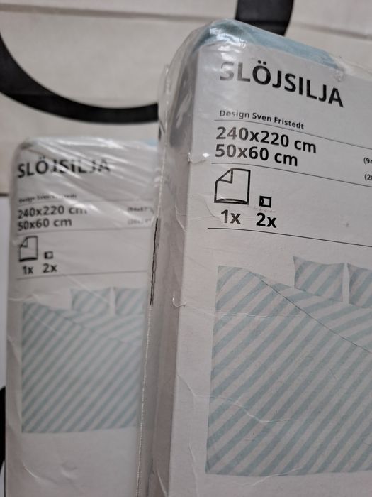 Постельное белье оригинал в упаковке IKEA 100% хлопок