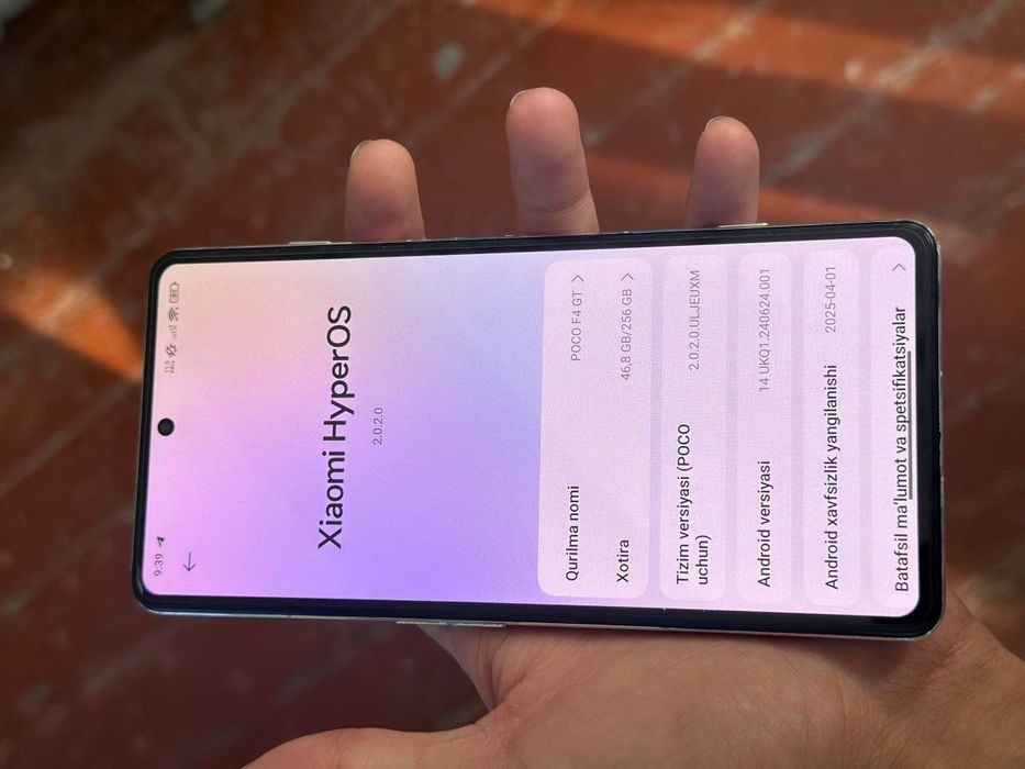 poco f4 gt  sotiladi sotildi