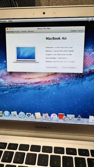 Macbook air a1237 13"