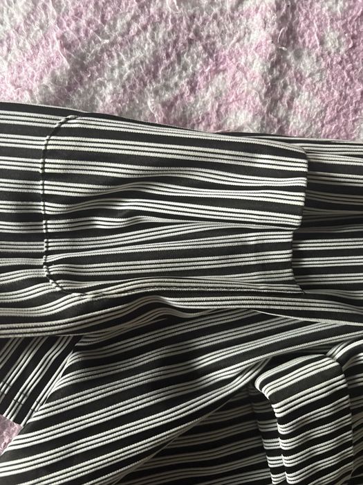 Sacou/Blazer lejer cu dungi alb negru