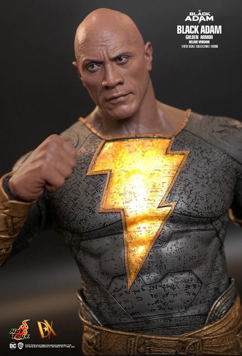 DC Hot Toys DX 31 - Black Adam Golden Armor Deluxe, 1/6 figure - new, sealed with brown box