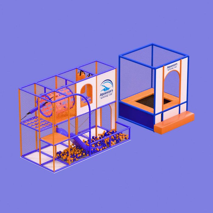 Детский лабиринт, детский игровой парк.