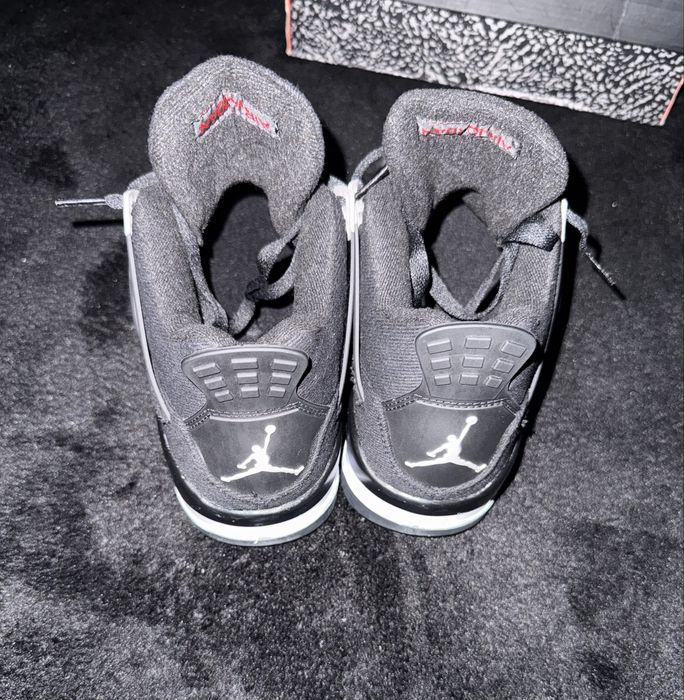Jordan 4 Black Canvas
