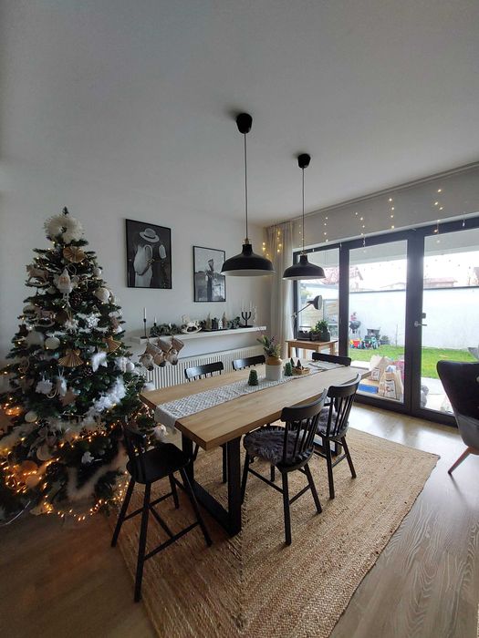 Casă de închiriat 4 camere, 90 mp utili, 2 locuri de parcare, complex inchis Cubic 6 Bragadiru