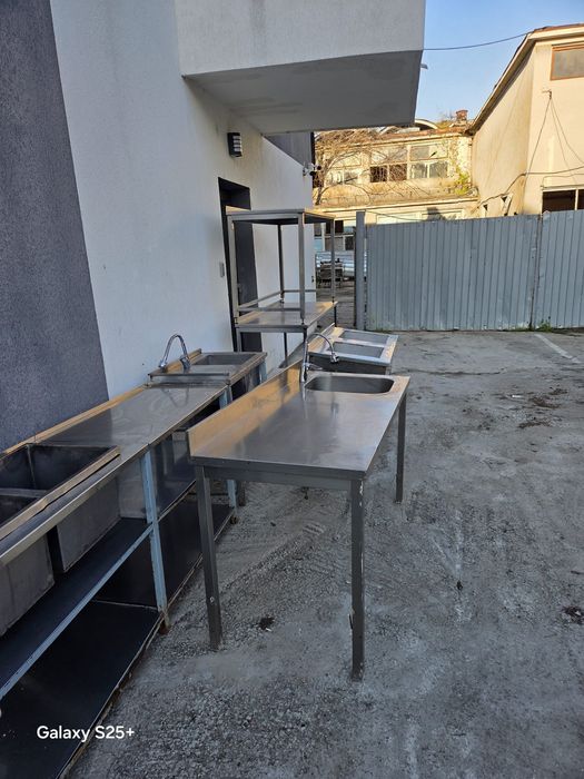Masa rece inox 3 usi Ghiuveta dubla Grătar electric Fripteuza electrică Cuțit electric  Aparat mentiunt cartofi calzi