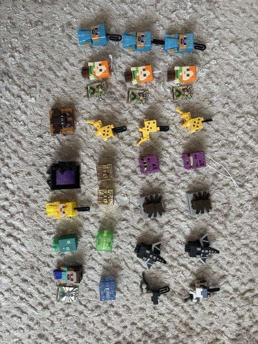 фигурки kinder joy minecraft