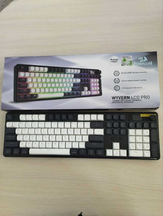 Redragon WYVERN K761WB-RGB-PRO механическая клавиатура RU/EN -оригинал