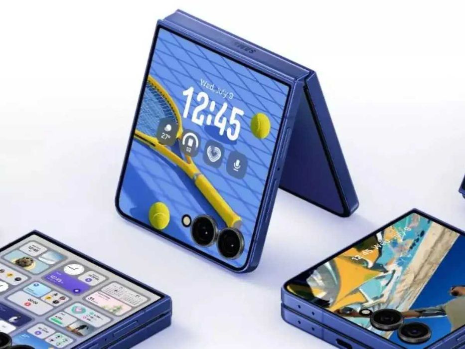 Samsung Galaxy Z Flip 7 5G 256GB Blue / Jet Black Гаранция!