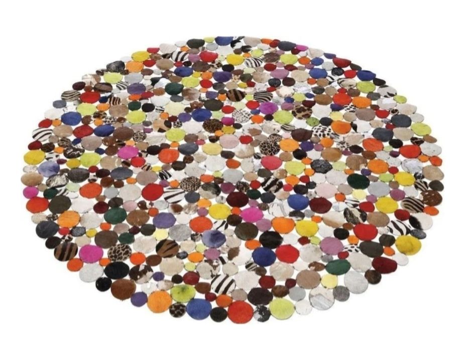 Кожен килим кръг