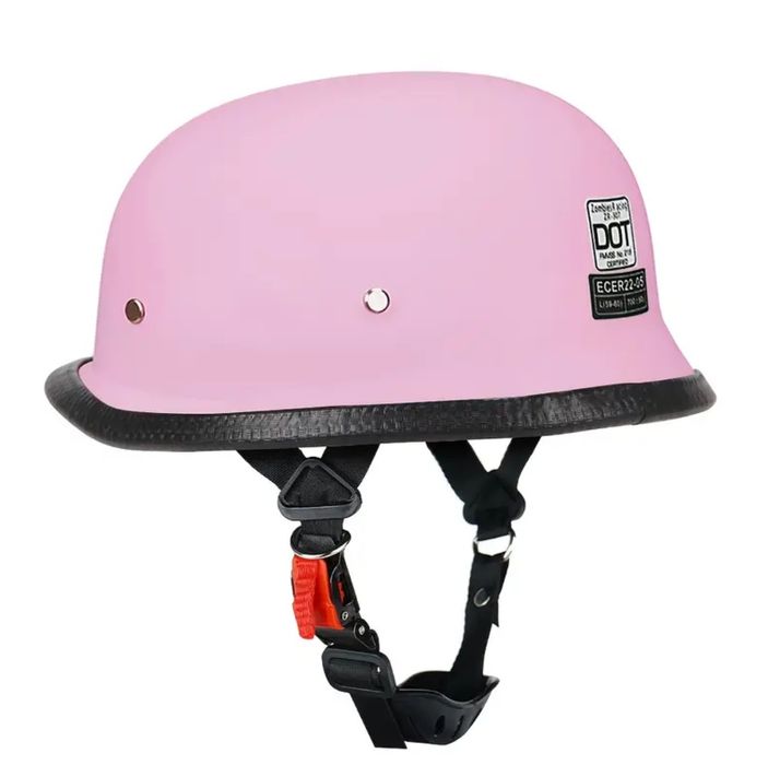Casca moto roz stil chopper
