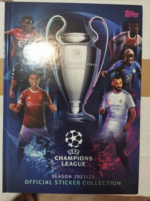 Album Topps UEFA Champions League 2021-2022 hardcover album
