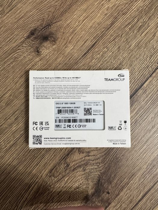 SSD TeamGroup GX2 128GB (новый)