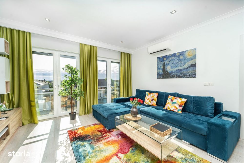 Apartament cu 2 camere, balcon și terasă
