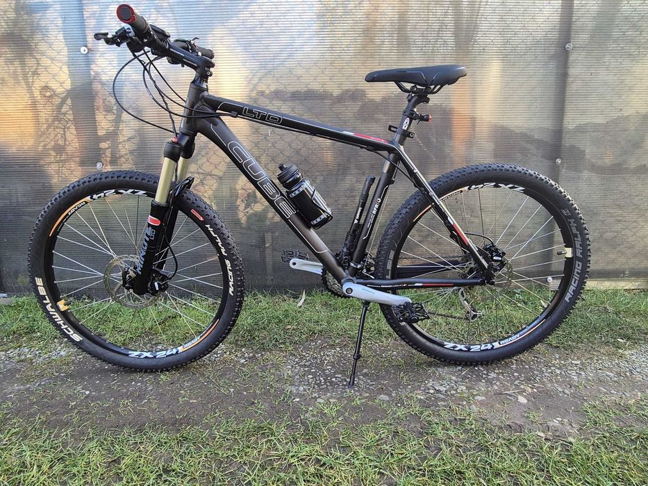 MTB Cube LTD RFR, full alu, cadru anodizat, furca Rockshok 110mm