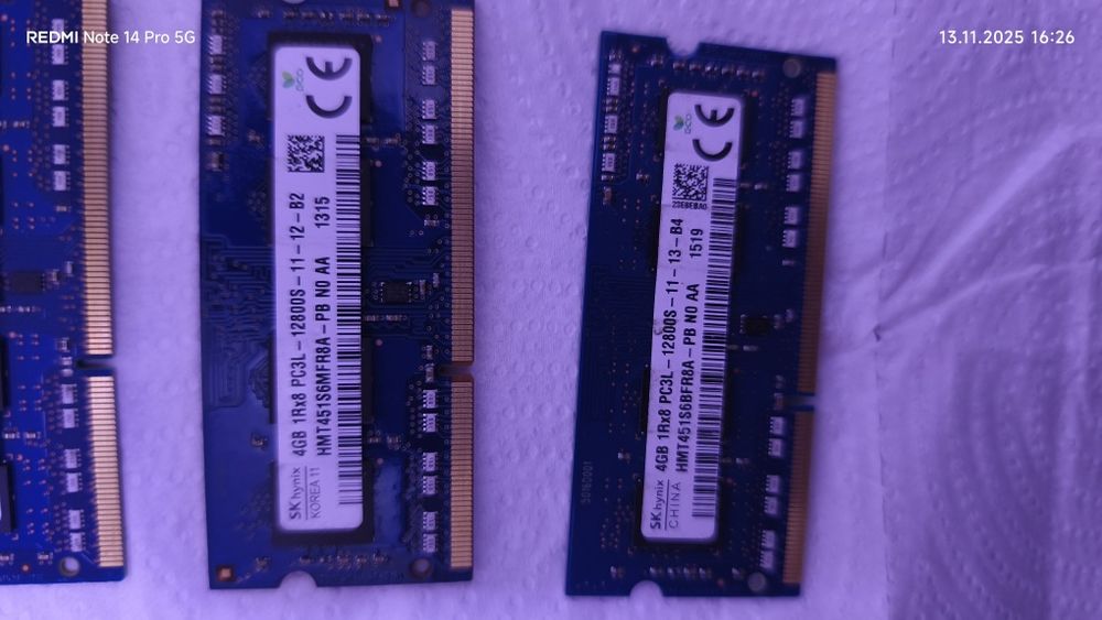 Rami ddr3 4 gb 32 lei bucata