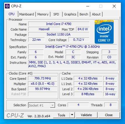 ASUS Z97-C+ i7-4790 + 8GB DDR3