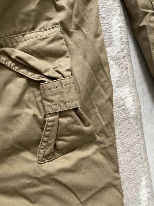 Trench Cropp S-M kaky-mustar