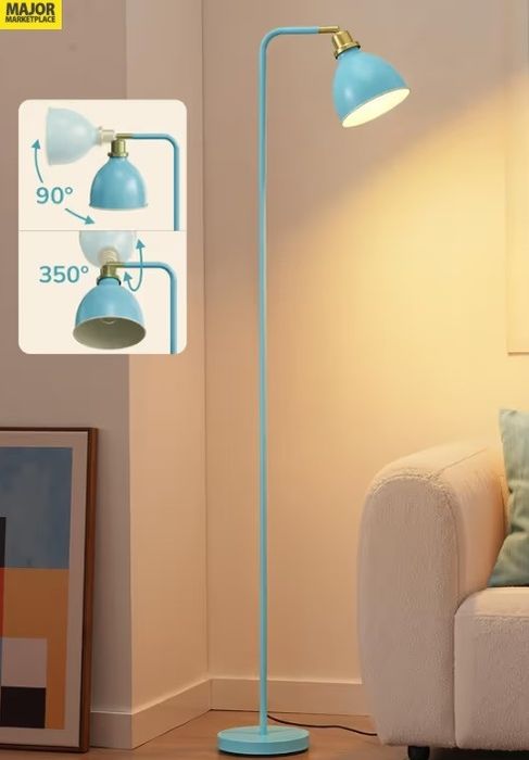 Lampadar cap ajustabil LED E27 alb cald 2700K -nou