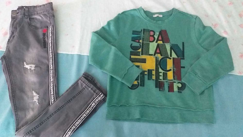 Детски комплект за моден малък младеж на 7-8-9год.-от 35 до 50лв.