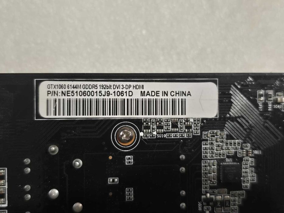 Placa video Palit GeForce GTX 1060 6GB GDDR5 192bit